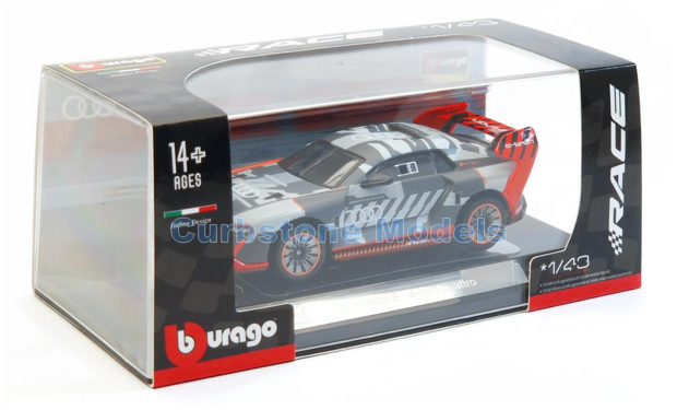 Modelauto 1:43 | Bburago 18-38311 | Audi S1 Quattro E-tron 2022 - K.Block