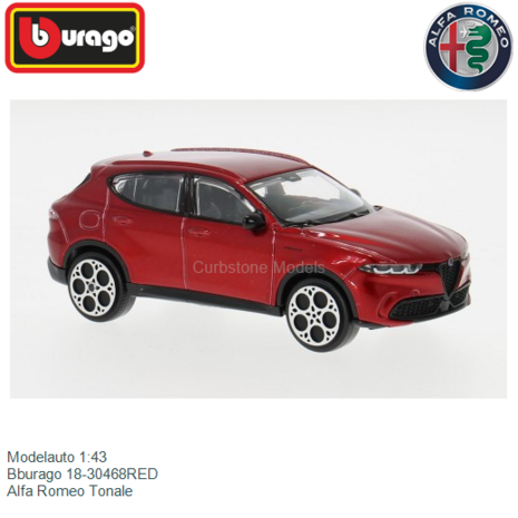 Modelauto 1:43 | Bburago 18-30468RED | Alfa Romeo Tonale