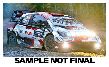 Modelauto 1:43 | Bburago 18-38310 | Toyota Gazoo WRT Yaris GR WRC 2021 #33 - E.Evans - S.Martin