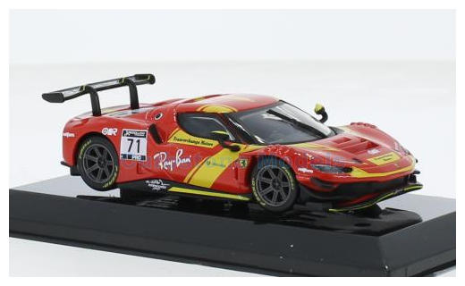 Modelauto 1:43 | Bburago 18-36313 | Scuderia Ferrari / AF Corse 296 GT3 2023 #71