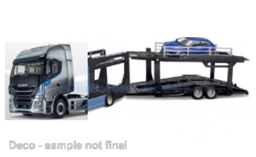 1:43 | Bburago 18-31475 | Iveco S-Way 570 Autotransport