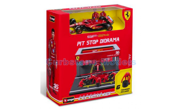 Modelauto 1:43 | Bburago 18-36862S | Scuderia Ferrari SF-24 2024 - C.Sainz