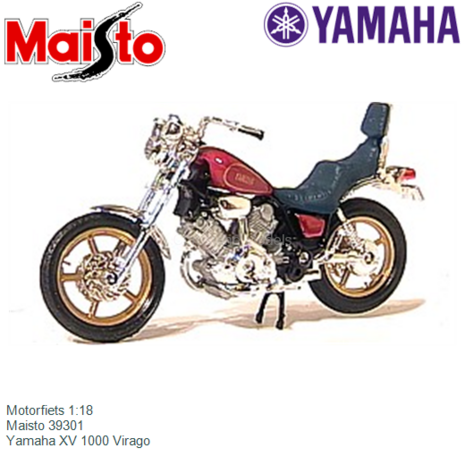 Motorfiets 1:18 | Maisto 39301 | Yamaha XV 1000 Virago