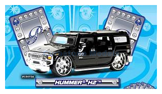 Modelauto 1:64 | Maisto 15473-S7 | Hummer H2 SUV Zwart