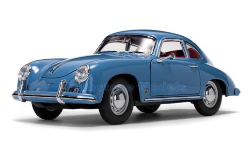 Modelauto 1:18 | Sunstar 1342 | Porsche 356A 1500 GS Carrera GT Bright Blue 1957