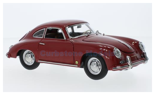 Modelauto 1:18 | Sunstar 1350 | Porsche 356A 1500 GS Carrera GT Dark Red 1957