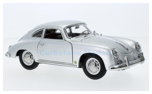 Modelauto 1:18 | Sunstar 1351 | Porsche 356A 1500 GS Carrera GT Silver 1957