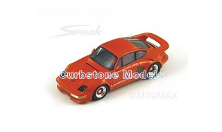 Modelauto 1:43 | Spark S0730 | Porsche Gemballa Rood metallic 1987