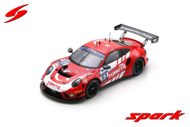 Modelauto 1:43 | Spark S6326 | Porsche 911 GT3 R | Turkiye 2022 #53 - A.Güven