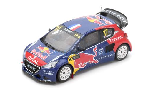 Modelauto 1:43 | Spark S5195 | Peugeot 208 2015 #17 - D.Jeanney