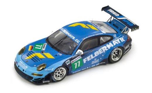 Modelauto 1:43 | Spark S3418 | Porsche 911 / 997 GT3 RSR | Felbermayr Proton 2011 #77 - R.Lietz - M.Lieb - W.Henzler