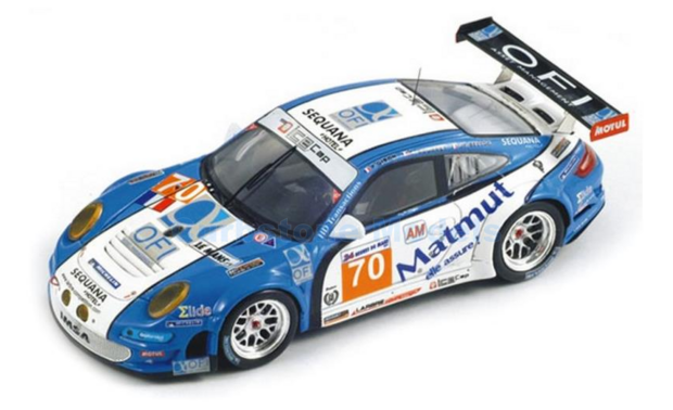 Modelauto 1:43 | Spark S3422 | Porsche 911 997 GT3 RSR | Larbre Competition 2011 #70 - C.Bourret - P.Gibon - J.Belloc