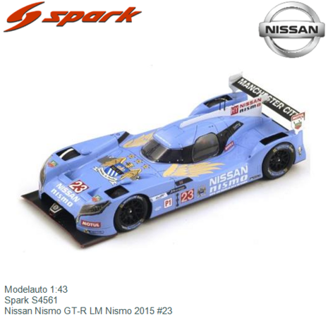 Modelauto 1:43 | Spark S4561 | Nissan Nismo GT-R LM Nismo 2015 #23