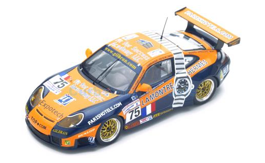 Modelauto 1:43 | Spark S4761 | Porsche 911 GT3 RS (996) | Perspective Racing 2001 #75 - M.Neugarten - T.Perrier - N.Smith