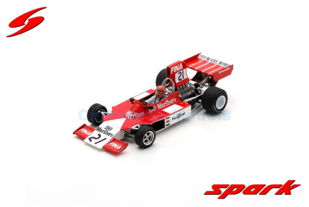 Modelauto 1:43 | Spark S4039 | Frank Williams Racing Cars FW04 1974 #21 - G.van Lennep