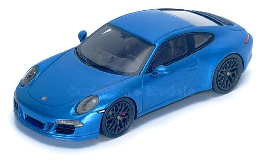 Modelauto 1:43 | Spark S4938 | Porsche 911 Carrera 4 GTS Blauw 2014