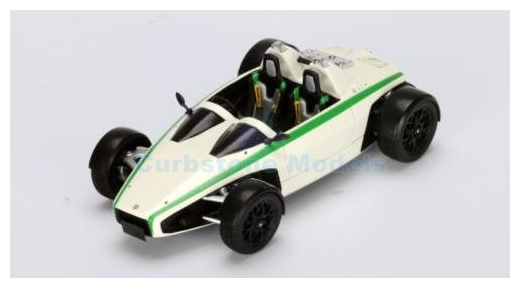 Modelauto 1:43 | Spark SJ039 | Kode 7 Wit/ Groen 2015