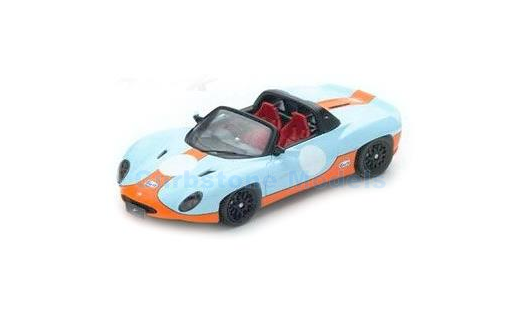 Modelauto 1:43 | Spark SJ041 | Kode9 Spyder Blauw / Oranje 2016