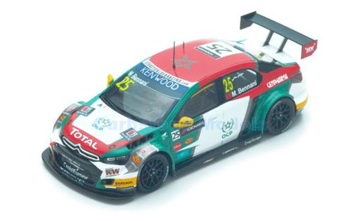 Modelauto 1:43 | Spark S5098 | Citroen C-Elysee WTCC 2016 #25 - M.Bennani