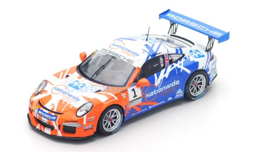 Modelauto 1:43 | Spark UK001 | Porsche Carrera Cup 2016 #1 - D.Cammish