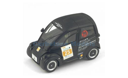 Modelauto 1:43 | Spark S3150 | GMD T25 City Car Zwart / Black 2012 - G.Murray