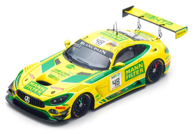 Modelauto 1:43 | Spark SB164 | Mercedes Benz AMG GT3 | HTP Motorsport 2017 #48 - I.Dontje - P.Assenheimer - K.Heyer