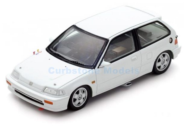 Modelauto 1:43 | Spark S5458 | Honda Civic Gr. A Spec Wit | White | Weiss 1988