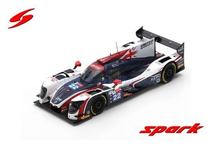 Modelauto 1:43 | Spark S7010 | Ligier JS P217 Gibson LMP-2 | United Autosports 2018 #22 - P.Hanson  - P.di Resta - F.Albuquerqu