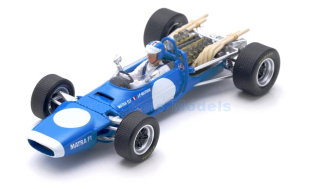 Modelauto 1:43 | Spark S7184 | Matra MS11 Press Presentation 1968 - J.Beltoise