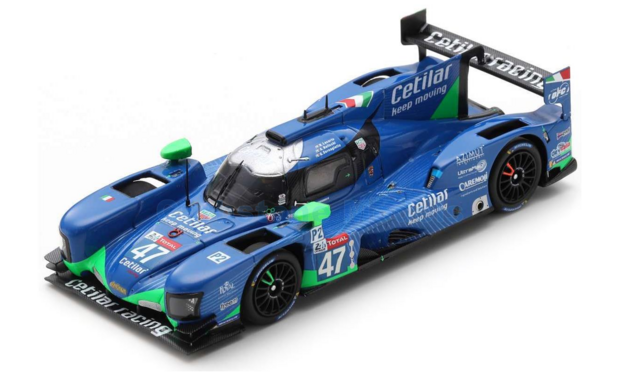 Modelauto 1:43 | Spark S7924 | Dallara P217 Gibson LMP2 | Cetilar Racing Villorba Corse 2019 #47 - R.Lacorte - A.Belicchi - G.S