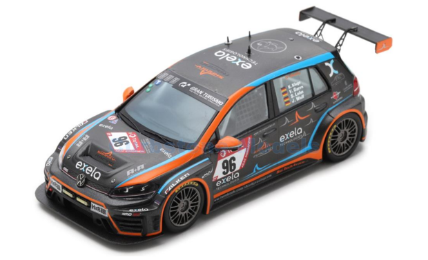 Modelauto 1:43 | Spark SG541 | Volkwagen Golf 7 Gti SP-3T | MSC Sinzig e.V. im ADAC 2019 #96 - K.Kluge - J.Wulf  - V.Garrn  - S