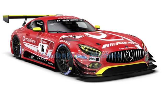 Modelauto 1:43 | Spark SG547 | Mercedes Benz AMG GT3 SP9 | GetSpeed Performance 2019 #16 - R.van der Zande - J.Seyffarth - K.He