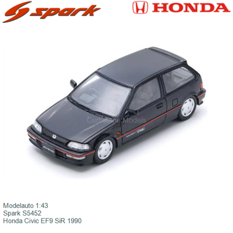 Modelauto 1:43 | Spark S5452 | Honda Civic EF9 SiR 1990