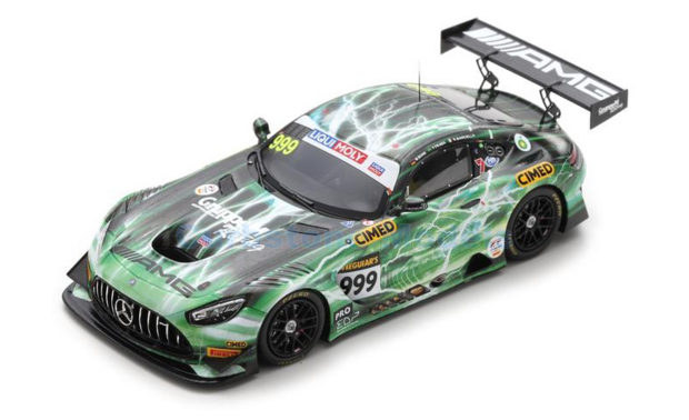 Modelauto 1:43 | Spark AS053 | Mercedes Benz AMG GT3 | GruppeM 2020 #999 - F.Fraga - M.Buhk - R.Marciello