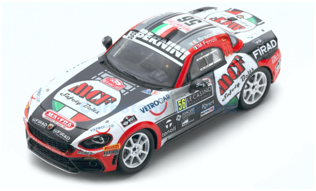 Modelauto 1:43 | Spark S5988 | Fiat Abarth 134 Rally RGT MCF 2019 #56 - E.Brazzoli - M.Fenoli