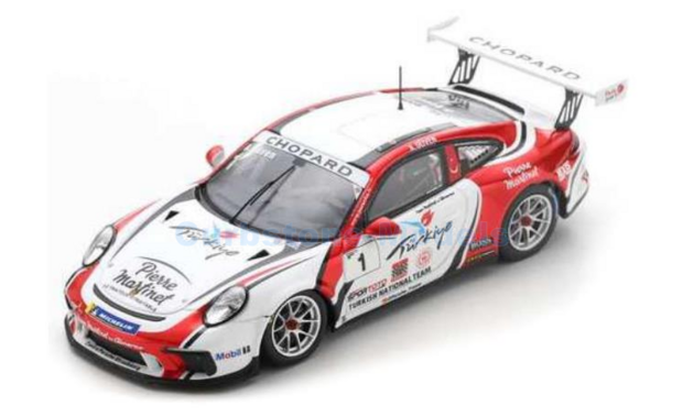 Modelauto 1:43 | Spark SF108 | Porsche 911 Carrera Cup 2019 #1 - A.Güven