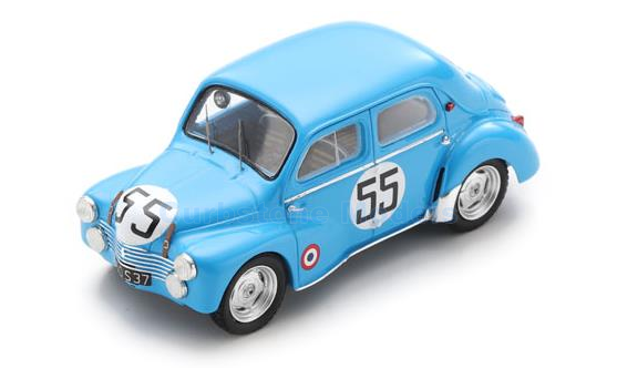 Modelauto 1:43 | Spark S5226 | Renault 4CV 1063 1952 #55 - J.Lecat - H.Senftleben