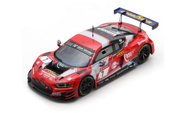 Modelauto 1:43 | Spark SG695 | Audi R8 LMS | Car Collection Motorsport 2020 #7 - M.Dontje - P.Niederhauser - M.Ortmann