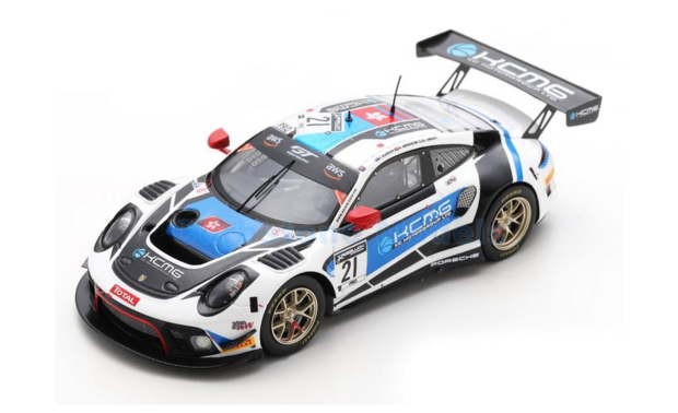 Modelauto 1:43 | Spark SB401 | Porsche 911 GT3 R | KCMG 2020 #21 - J.Burdon  - A.Imperatori - E.Liberati