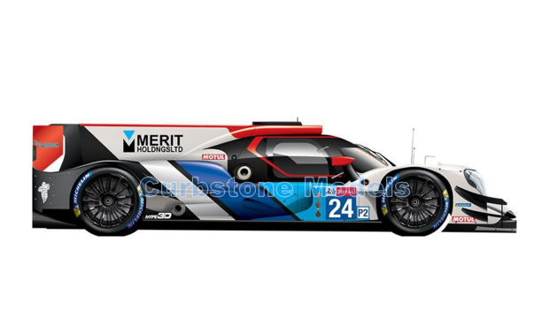 Modelauto 1:18 | Spark 18S551 | Oreca 07 Gibson | Nielsen Racing 2020 #24 - G.Grist - A.Kapadia - T.Wells