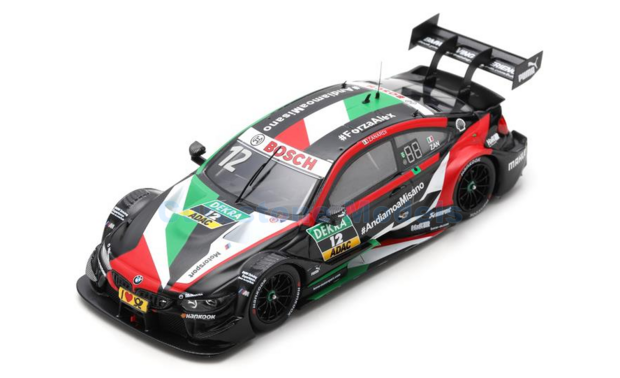 Modelauto 1:43 | Spark SG636 | BMW Team RMG M4 DTM 2018 #12 - A.Zanardi