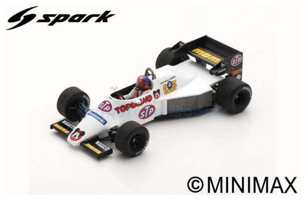 Modelauto 1:43 | Spark S3925 | Spirit 101 1984 - E.Fittipaldi