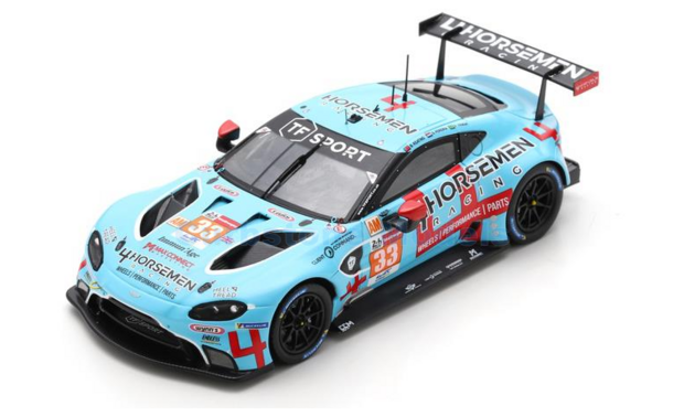 Modelauto 1:43 | Spark S8266 | Aston Martin Vantage AMR | TF Sport 2021 #33 - F.Fraga - D.Pereira - B.Keating