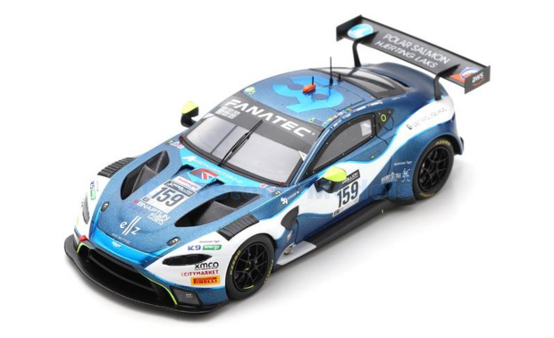 Modelauto 1:43 | Spark SB442 | Aston Martin AMR GT3 | Garage 59 2021 #159 - N.Kjaergaard - T.Tujula - V.Hasse-Clot - A.MacDowal