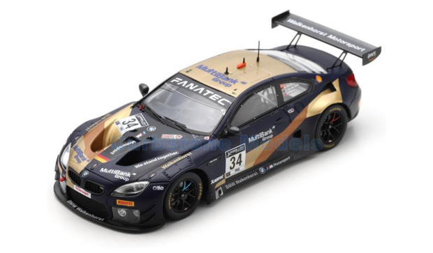 Modelauto 1:43 | Spark SB470 | BMW M6 GT3 | Walkenhorst Motorsport 2021 #34 - M.Wittmann - D.Pittard - S.van der Linde