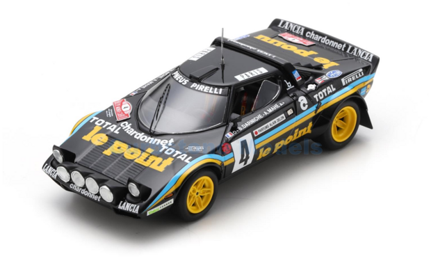 Modelauto 1:43 | Spark S9098 | Lancia Stratos Le Point 1980 #4 - B.Darniche - A.Mahé