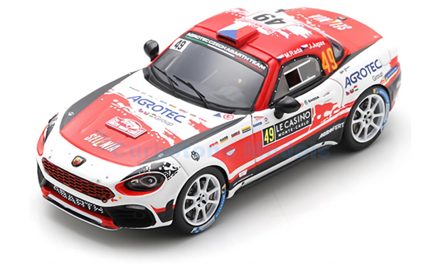 Modelauto 1:43 | Spark S6701 | Abarth 124 Rally RGT 2022 #49 - M.Rada  - J.Jugas 