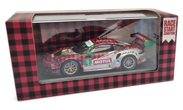 Modelauto 1:43 | Spark MAP02085221 | Porsche 911 GT3 R | Pfaff Motorsport 2021 #9 - L.Vanthoor - Z.Robichon - L.Kern