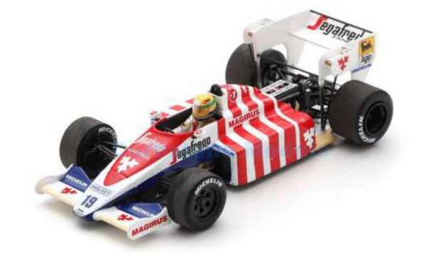 Modelauto 1:43 | Spark S2784 | Toleman TG184 1984 #19 - A.Senna