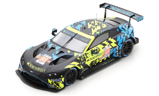 Modelauto 1:18 | Spark 18S824 | Aston Martin Vanrage AMR LMGTE-AM | NorthWest AMR 2022 #98 - P.Dalla Lana - N.Thiim - D.Pittard